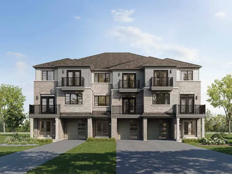 Elevation rendering of the Coastline model, a village towns at Wellwood